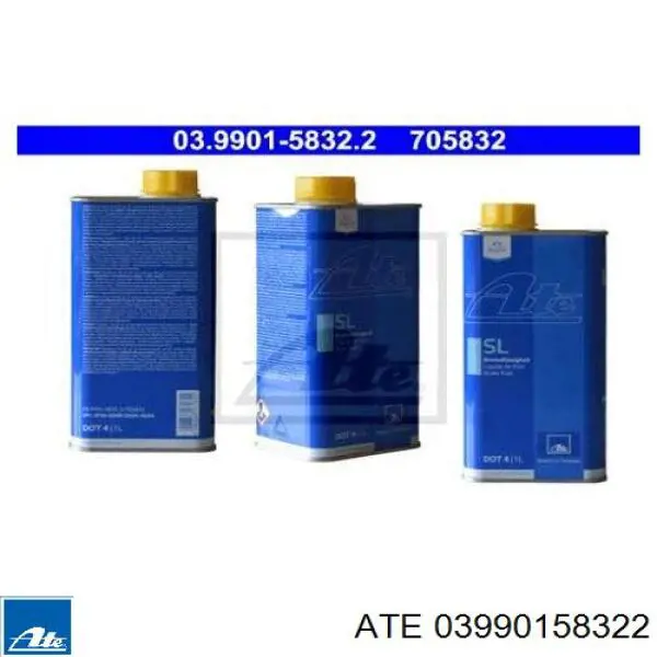 03990158322 ATE Płyn hamulcowy