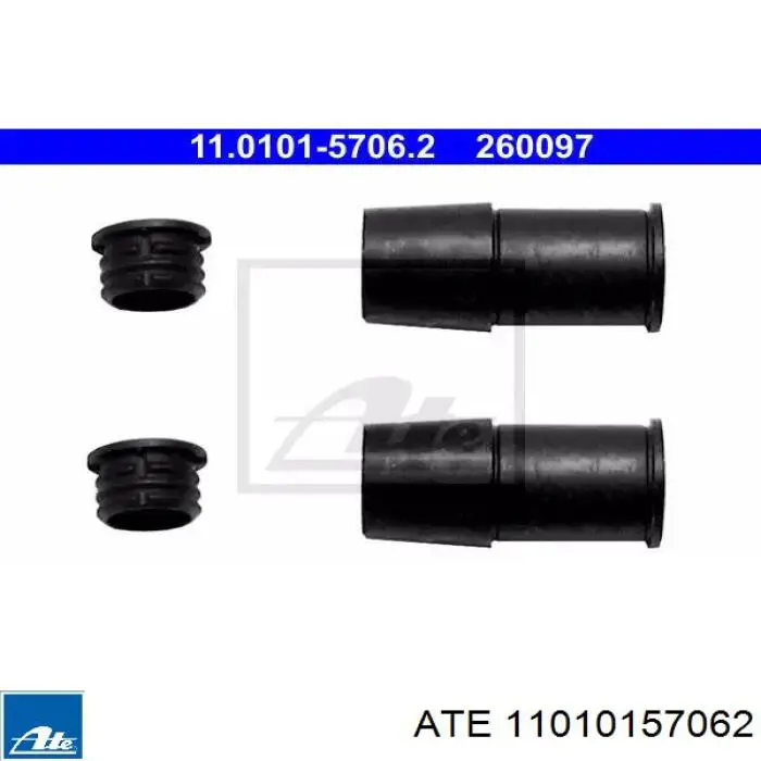 11010157062 ATE zestaw naprawczy zacisku hamulcowego przedniego