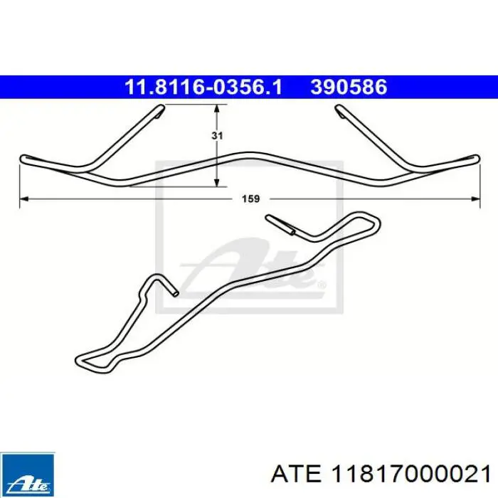 Jarzmo zacisku hamulcowego przedniego Renault Megane 3 (BZ0)