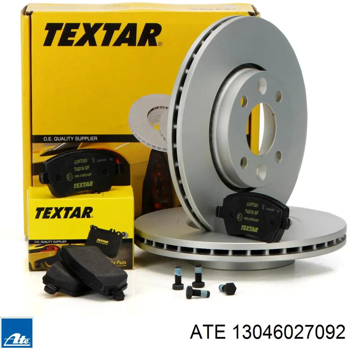 Do koszyka 13046027092 ATE Klocki hamulcowe przednie tarczowe