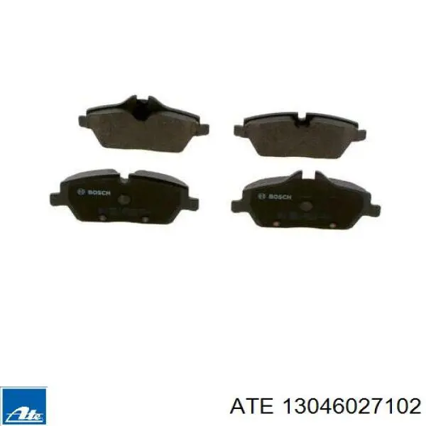 Klocki hamulcowe przednie tarczowe ATE 13046027102 cena, od 31,91 USD