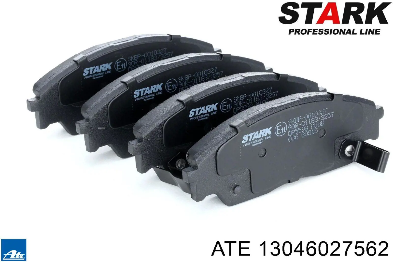 Do koszyka 13046027562 ATE Okładziny (klocki) do hamulców tarczowych tylne