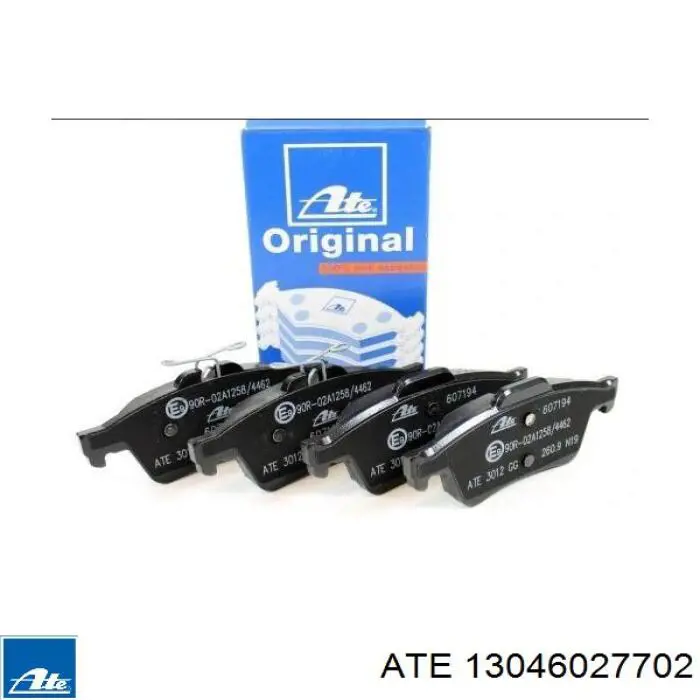 Okładziny (klocki) do hamulców tarczowych tylne ATE 13046027702 cena, od 30,27 USD