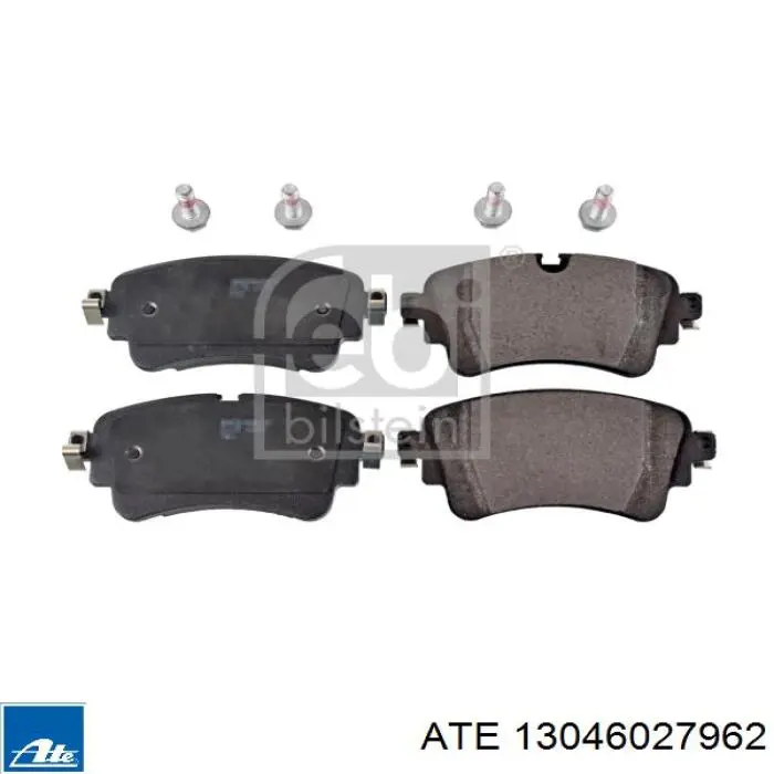 Okładziny (klocki) do hamulców tarczowych tylne ATE 13046027962 cena, od 34,22 USD