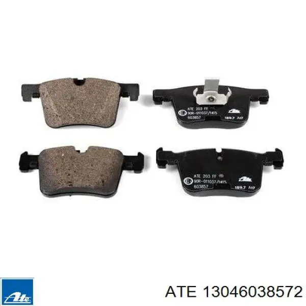 Klocki hamulcowe przednie tarczowe ATE 13046038572 cena, od 34,14 USD