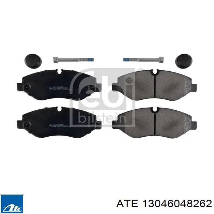 Klocki hamulcowe przednie tarczowe ATE 13046048262 cena, od 29,56 USD