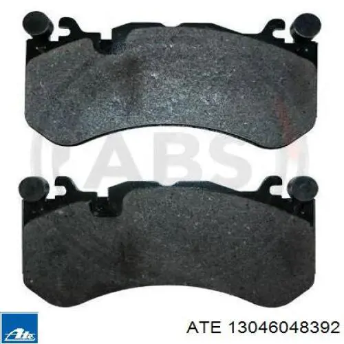 Klocki hamulcowe przednie tarczowe ATE 13046048392 cena, od 80,17 USD