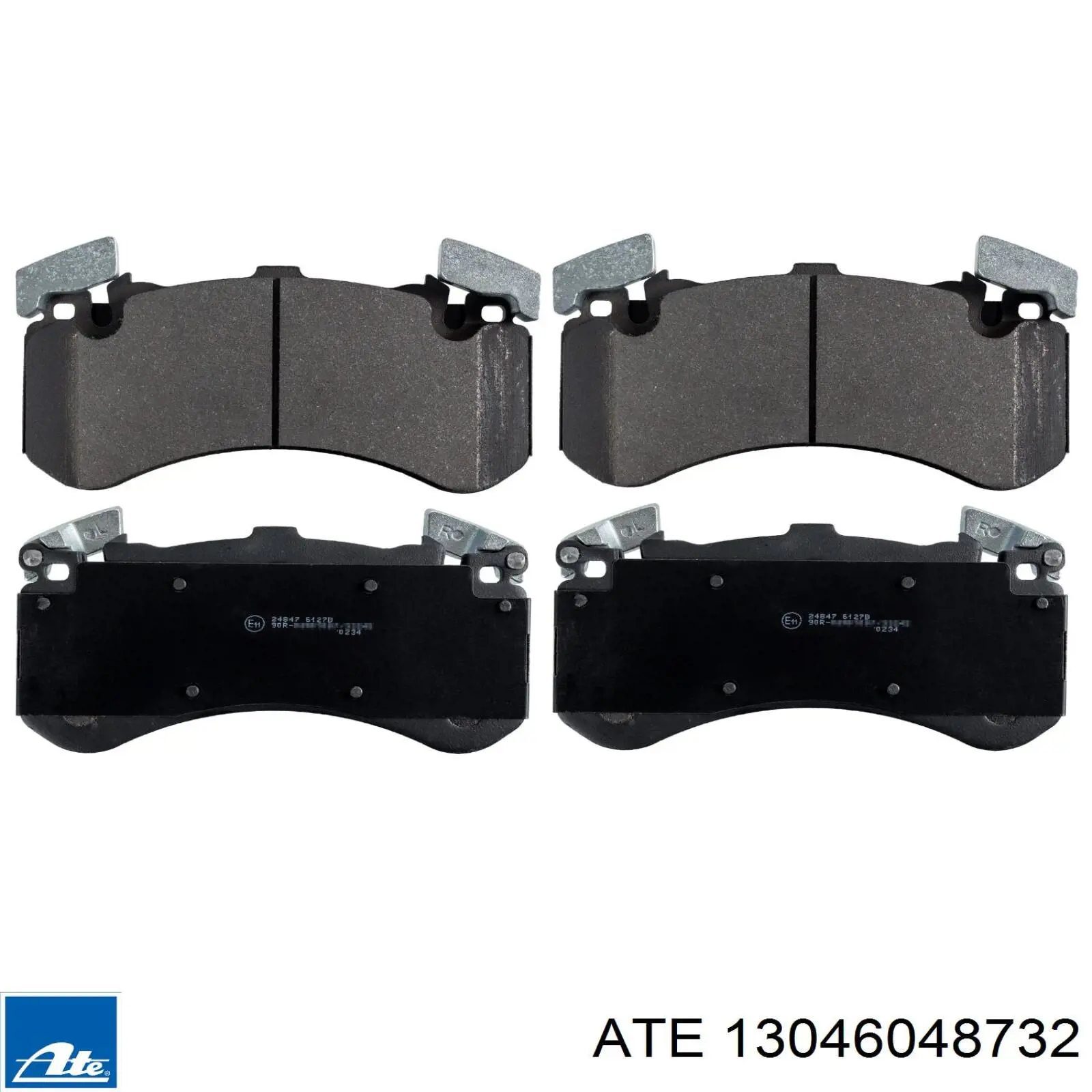 Klocki hamulcowe przednie tarczowe ATE 13046048732 cena, od 62,77 USD