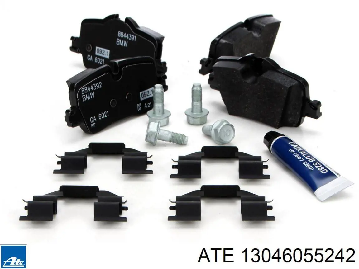 Do koszyka 13046055242 ATE Okładziny (klocki) do hamulców tarczowych tylne