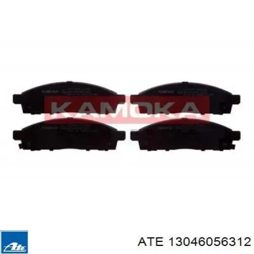 13046056312 ATE Klocki hamulcowe przednie tarczowe