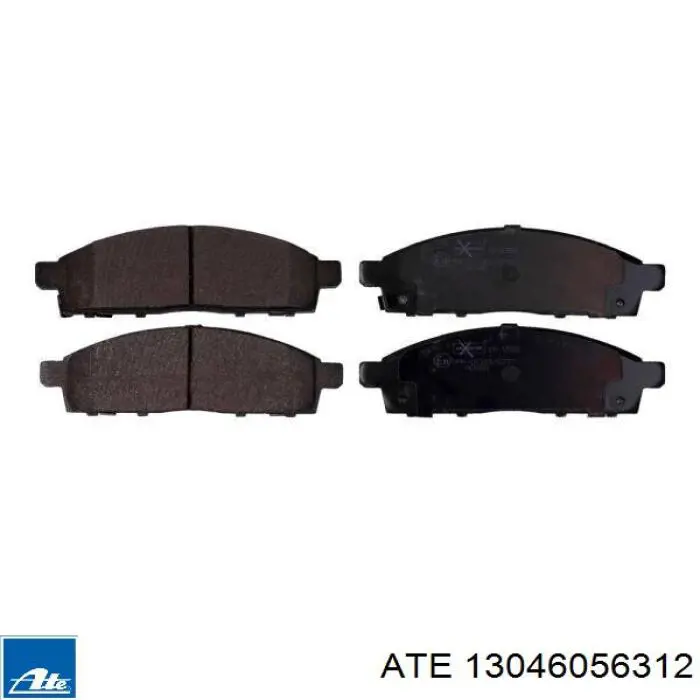 Klocki hamulcowe przednie tarczowe ATE 13046056312 cena, od 27,45 USD