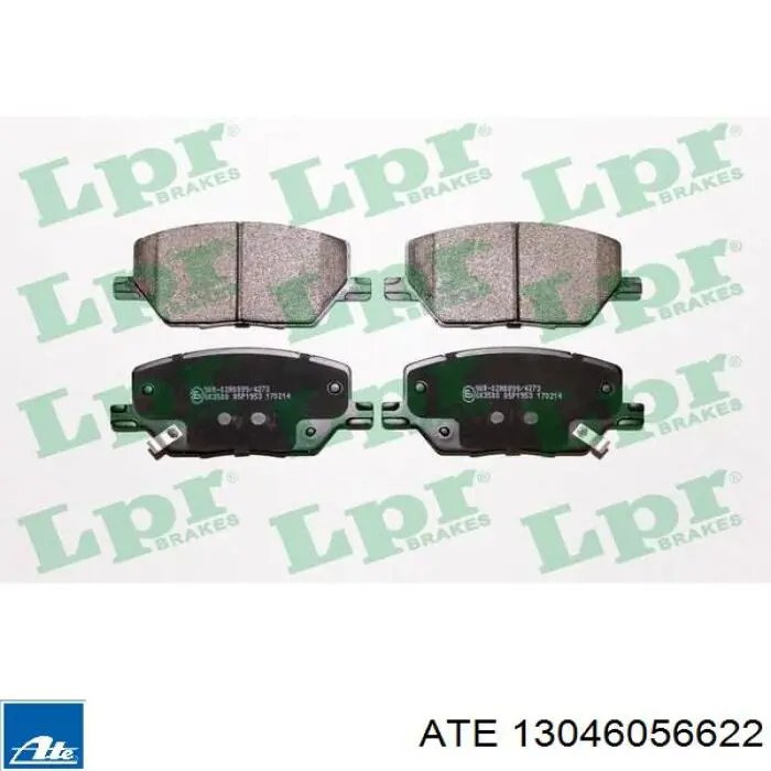 Klocki hamulcowe przednie tarczowe ATE 13046056622 cena, od 40,96 USD