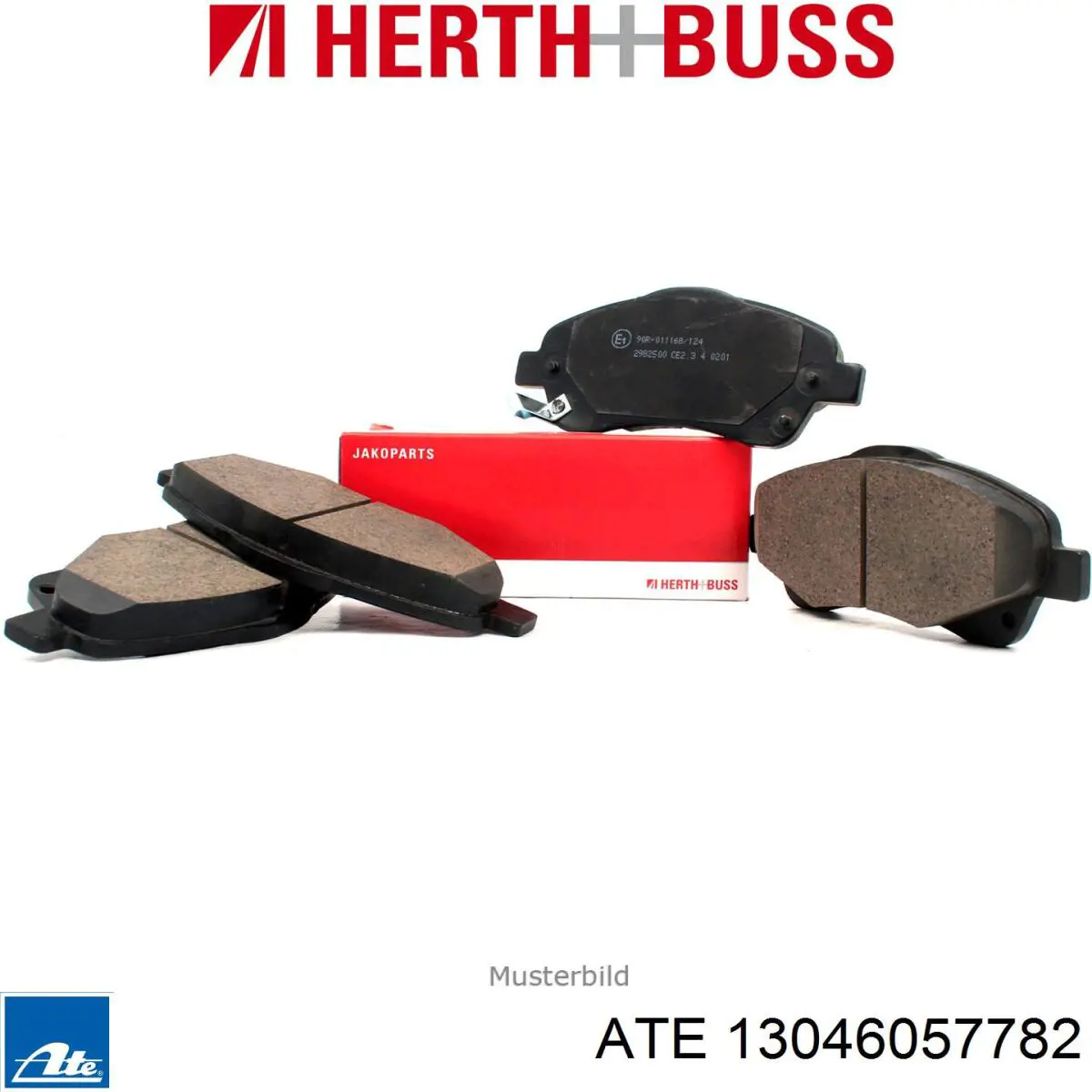 Klocki hamulcowe przednie tarczowe ATE 13046057782 cena, od 30,19 USD
