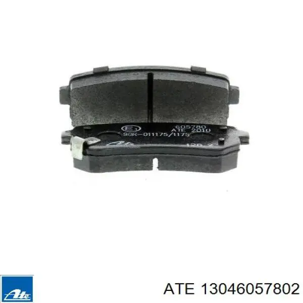 Okładziny (klocki) do hamulców tarczowych tylne ATE 13046057802 cena, od 20,86 USD