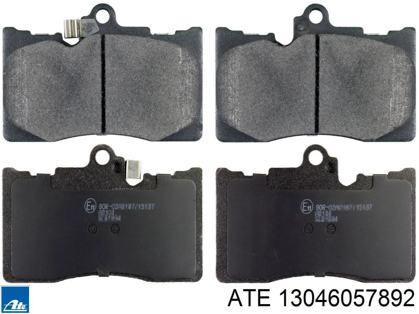 Klocki hamulcowe przednie tarczowe ATE 13046057892 cena, od 30,16 USD