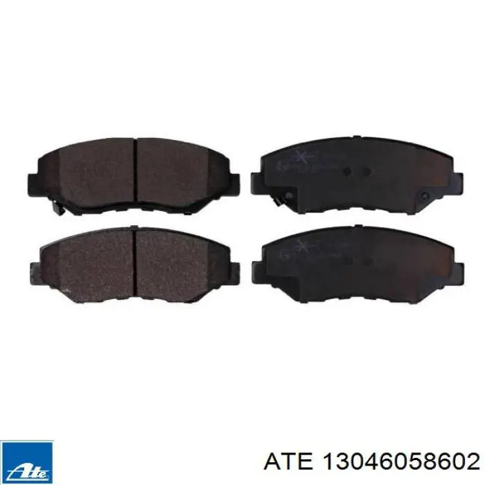 Klocki hamulcowe przednie tarczowe ATE 13046058602 cena, od 26,01 USD