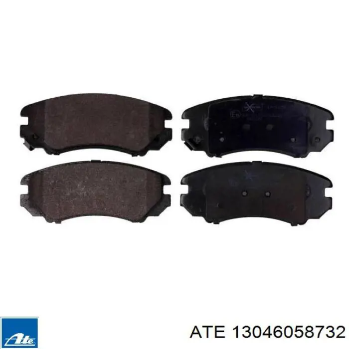 Klocki hamulcowe przednie tarczowe ATE 13046058732 cena, od 45,70 USD