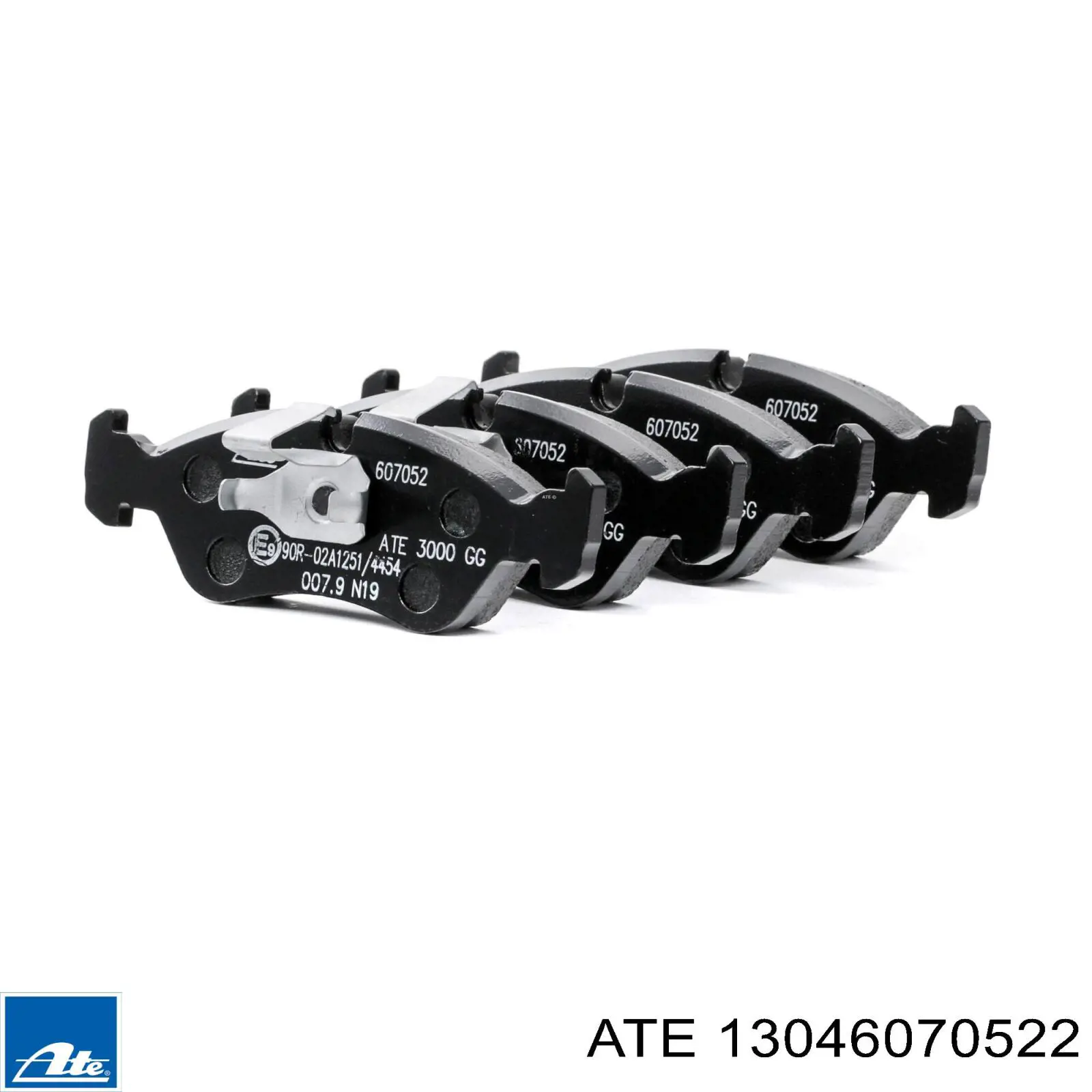 Do koszyka 13046070522 ATE Klocki hamulcowe przednie tarczowe