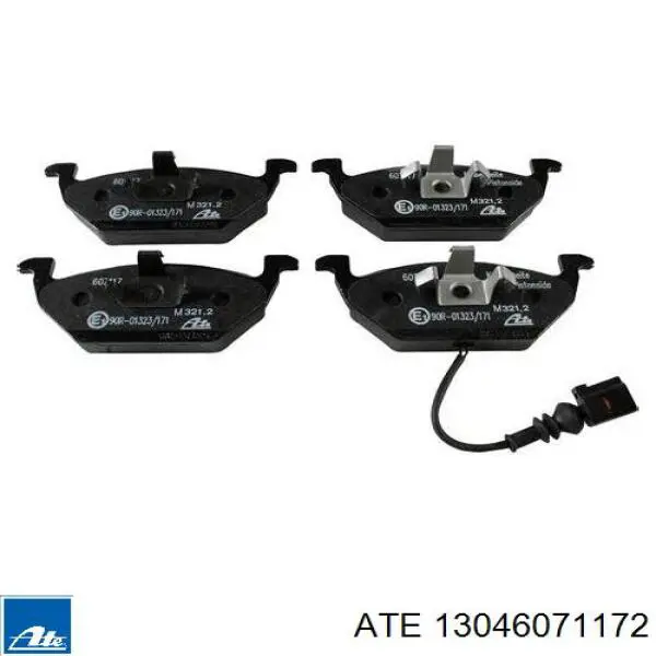 Do koszyka 13046071172 ATE Klocki hamulcowe przednie tarczowe