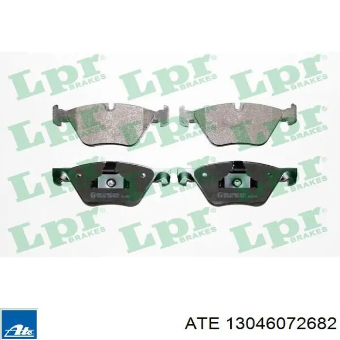 Klocki hamulcowe przednie tarczowe ATE 13046072682 cena, od 37,77 USD