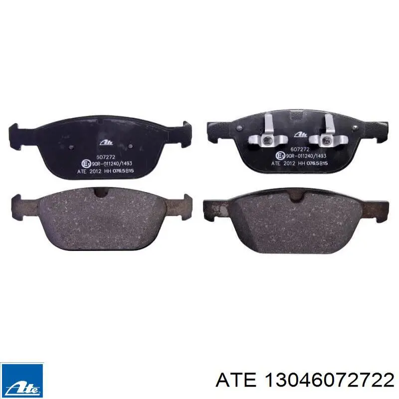 Klocki hamulcowe przednie tarczowe ATE 13046072722 cena, od 43,02 USD
