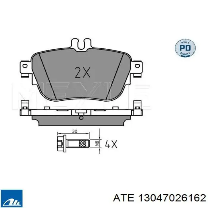 8DB355025781 HELLA okładziny (klocki do hamulców tarczowych tylne)