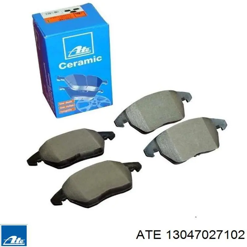 Klocki hamulcowe przednie tarczowe ATE 13047027102 cena, od 30,54 USD