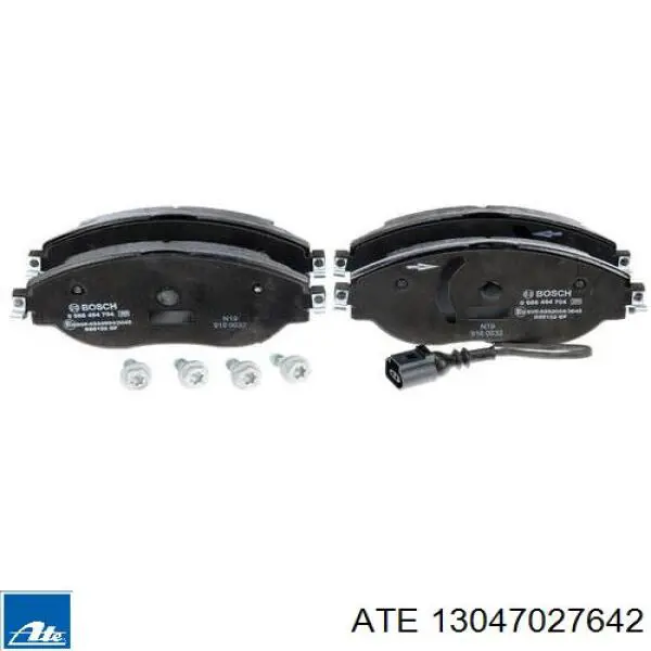 Klocki hamulcowe przednie tarczowe ATE 13047027642 cena, od 42,00 USD