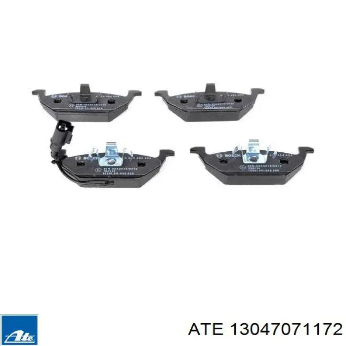 Klocki hamulcowe przednie tarczowe ATE 13047071172 cena, od 41,25 USD