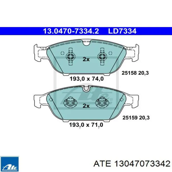 302720 VALEO Klocki hamulcowe przednie tarczowe