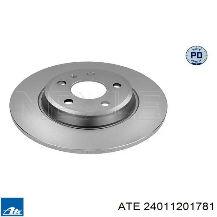 Do koszyka 24011201781 ATE Tarcza hamulcowa tylna