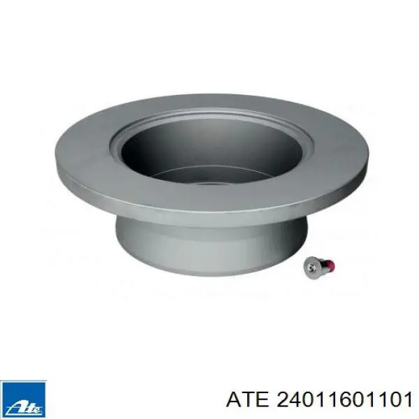 Do koszyka 24011601101 ATE Tarcza hamulcowa tylna