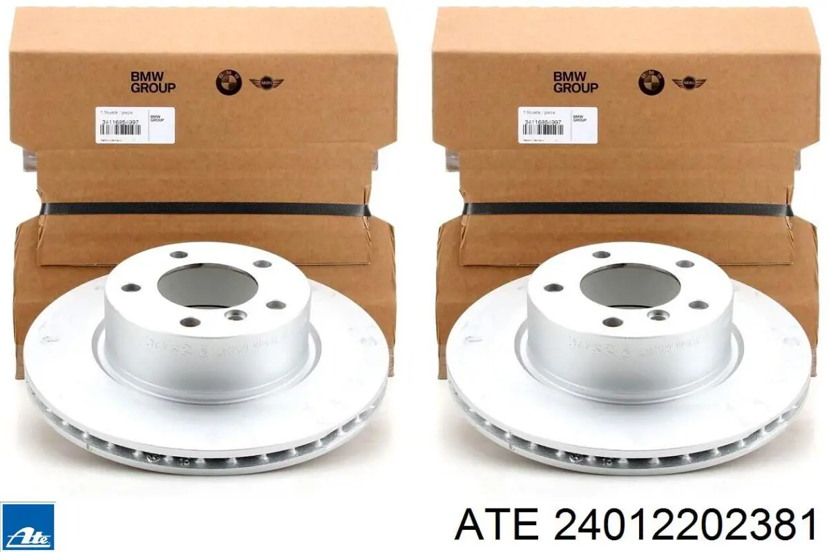 Tarcza hamulcowa przednia ATE 24012202381 cena, od 58,63 USD