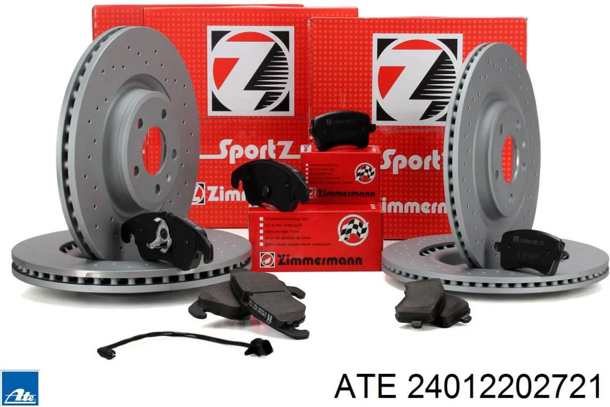 Do koszyka 24012202721 ATE Tarcza hamulcowa tylna