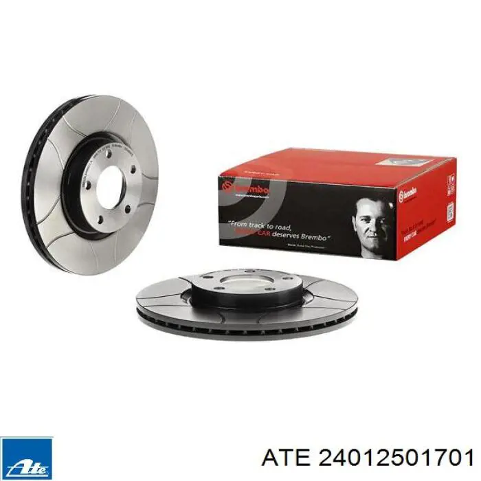 Tarcza hamulcowa przednia ATE 24012501701 cena, od 49,12 USD