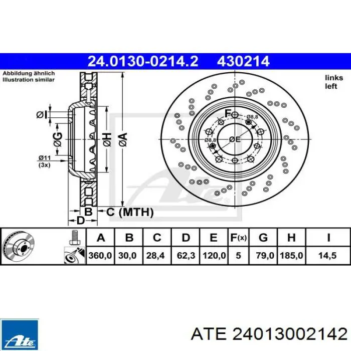 Do koszyka 34112283385 BMW Tarcza hamulcowa tylna