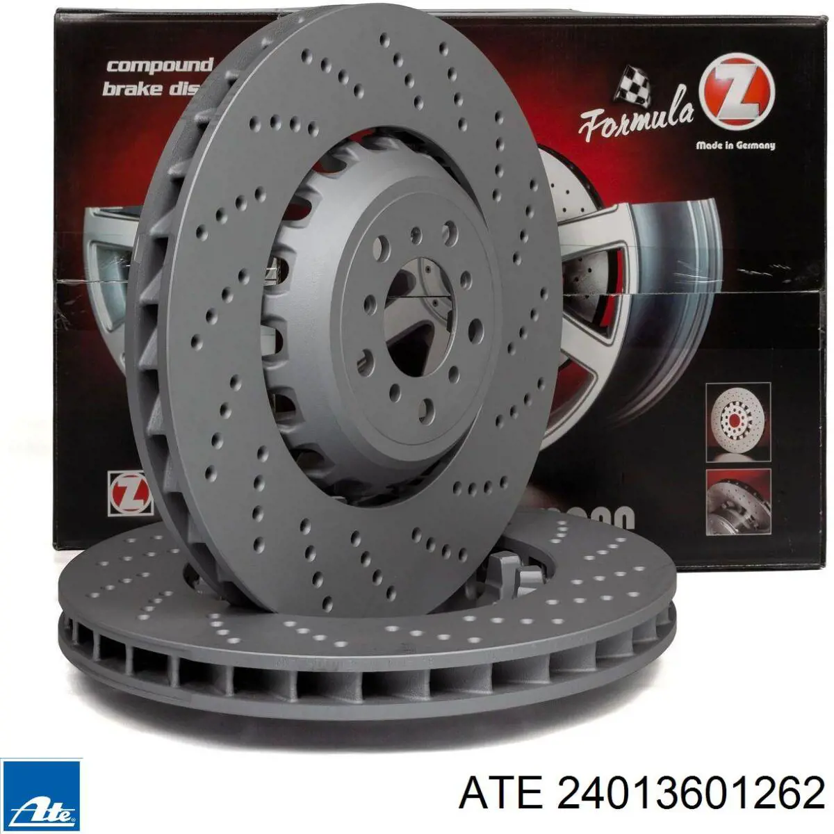 Tarcza hamulcowa przednia ATE 24013601262 cena, od 574,60 USD