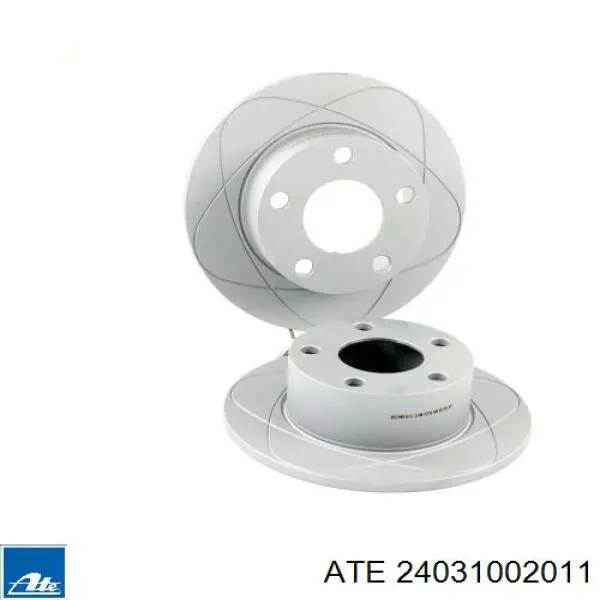 Do koszyka 24031002011 ATE Tarcza hamulcowa tylna
