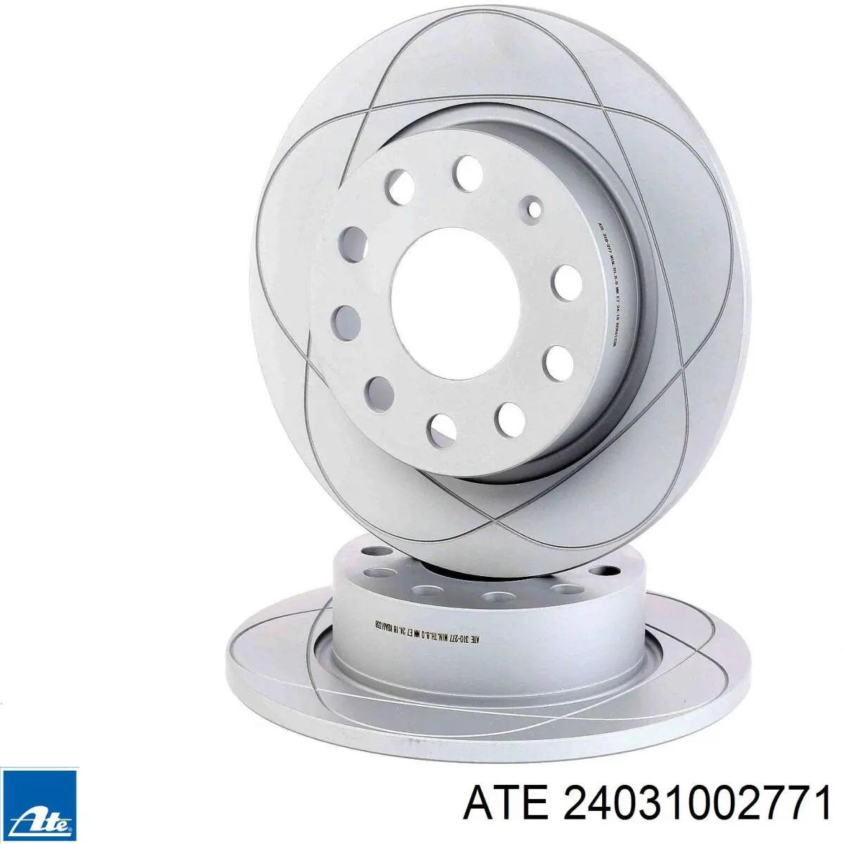 Tarcza hamulcowa tylna ATE 24031002771 cena, od 30,22 USD
