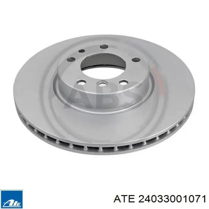 24033001071 ATE Tarcza hamulcowa przednia