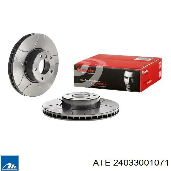 Tarcza hamulcowa przednia ATE 24033001071 cena, od 79,84 USD
