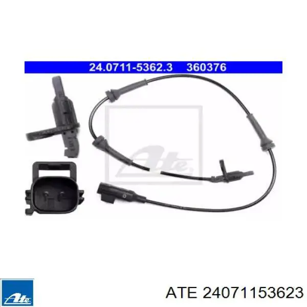 LR024203 Land Rover Czujnik ABS tylny