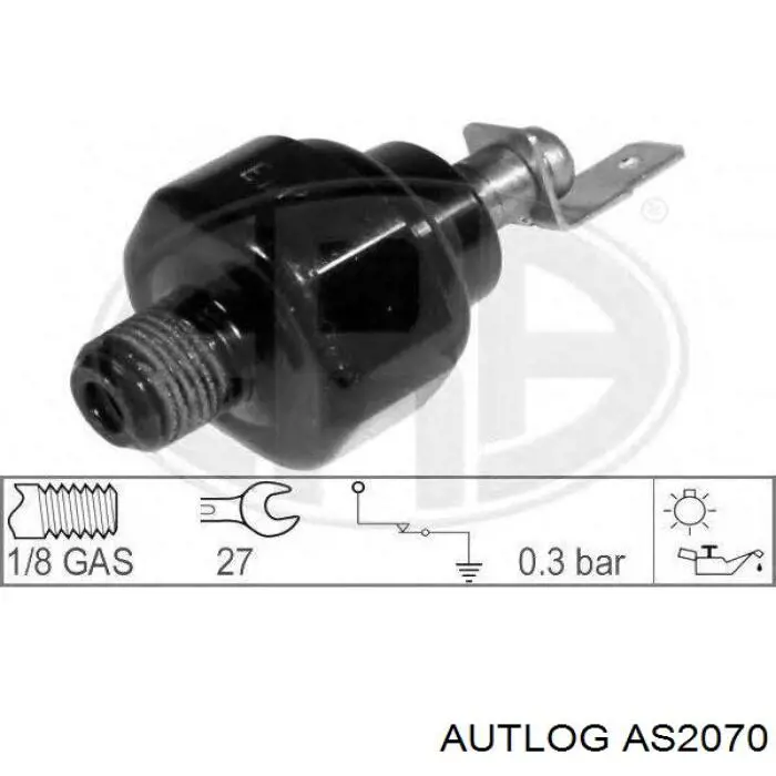 Czujnik ciśnienia oleju Autlog AS2070 cena, od 5,18 USD