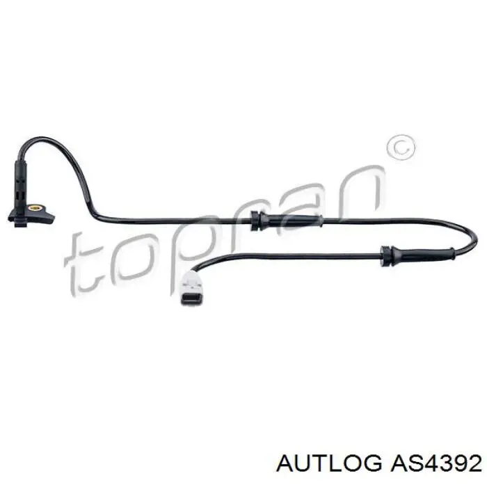 Czujnik ABS przedni Autlog AS4392 cena, od 25,88 USD