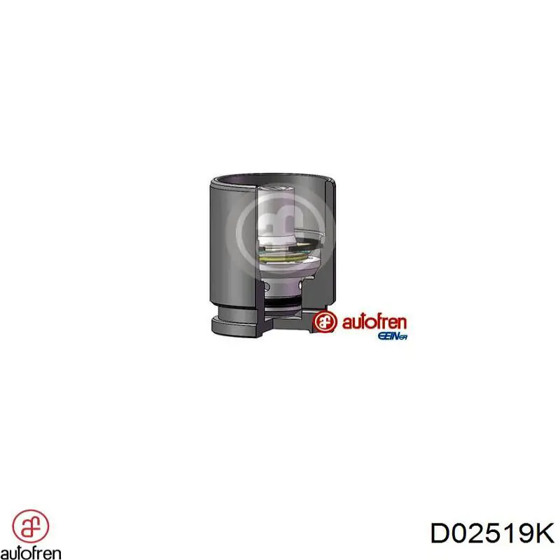 D02519K Autofren Tłoczek zacisku hamulca tylnego
