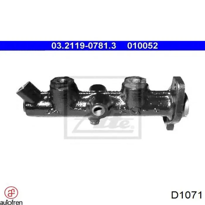 Do koszyka D1071 Autofren Zestaw naprawczy głównego cylindra hamulcowego