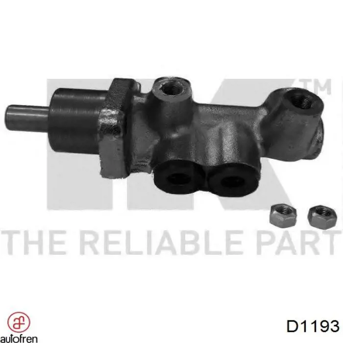 Zestaw naprawczy głównego cylindra hamulcowego Autofren D1193 cena, od 6,14 USD