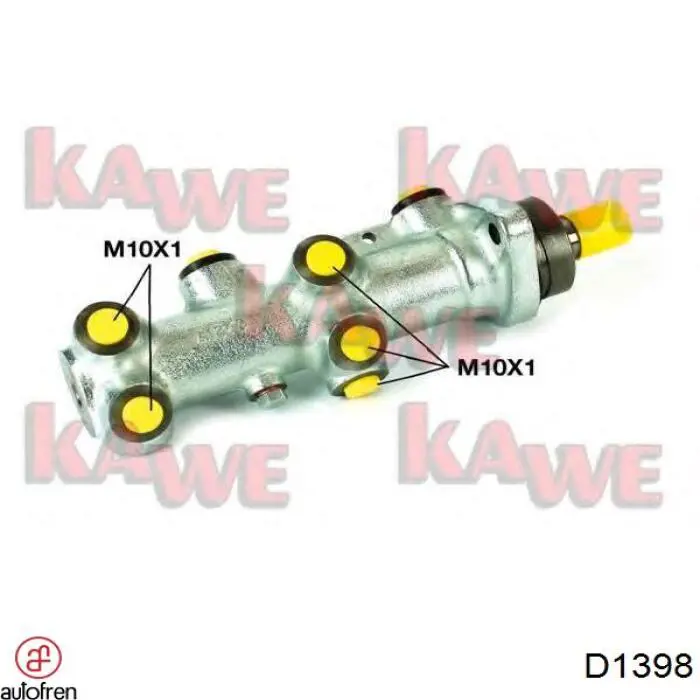 Do koszyka 08802 Zilbermann Zestaw naprawczy głównego cylindra hamulcowego