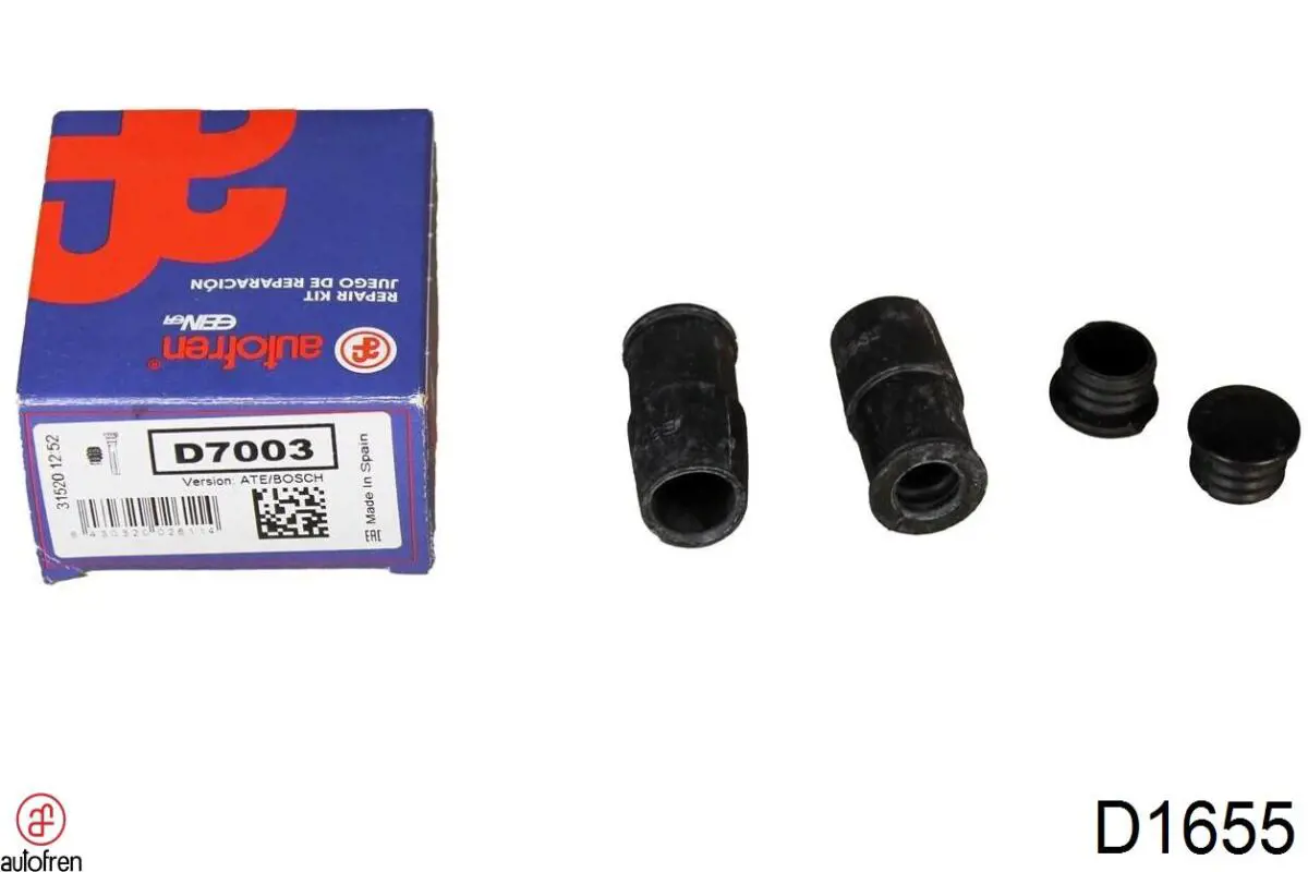 Do koszyka D1655 Autofren Zestaw naprawczy głównego cylindra hamulcowego