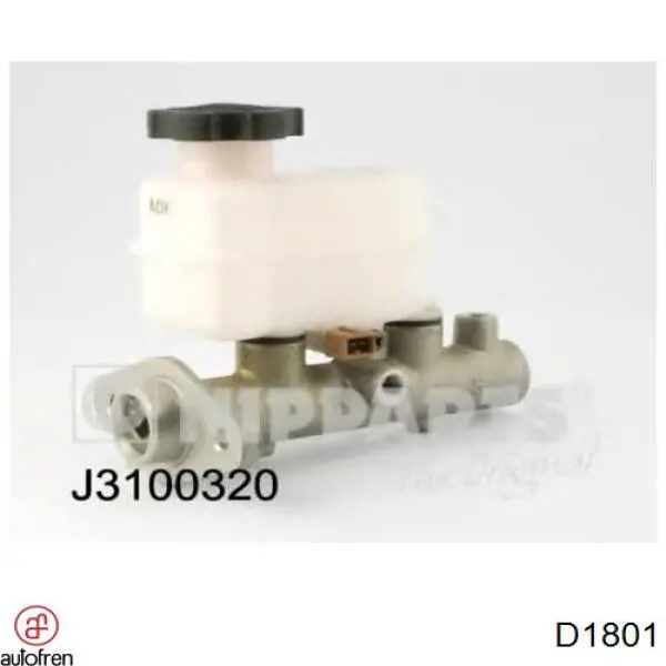 Do koszyka D1801 Autofren Zestaw naprawczy głównego cylindra hamulcowego